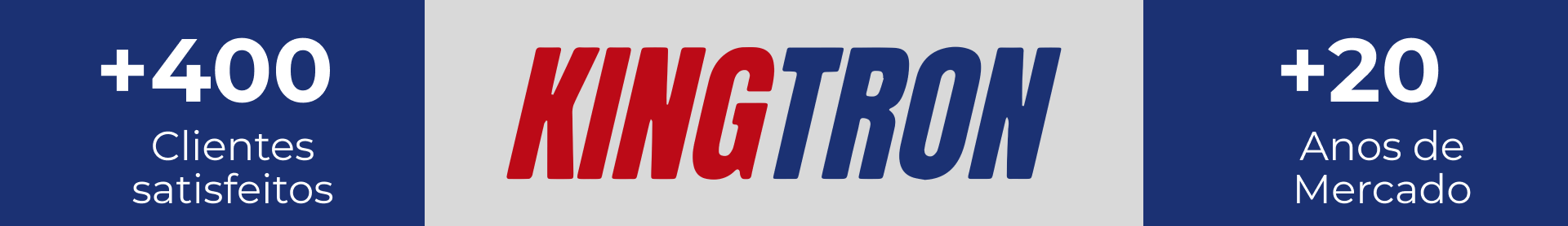 Um banner indicando algumas estatísticas da marca